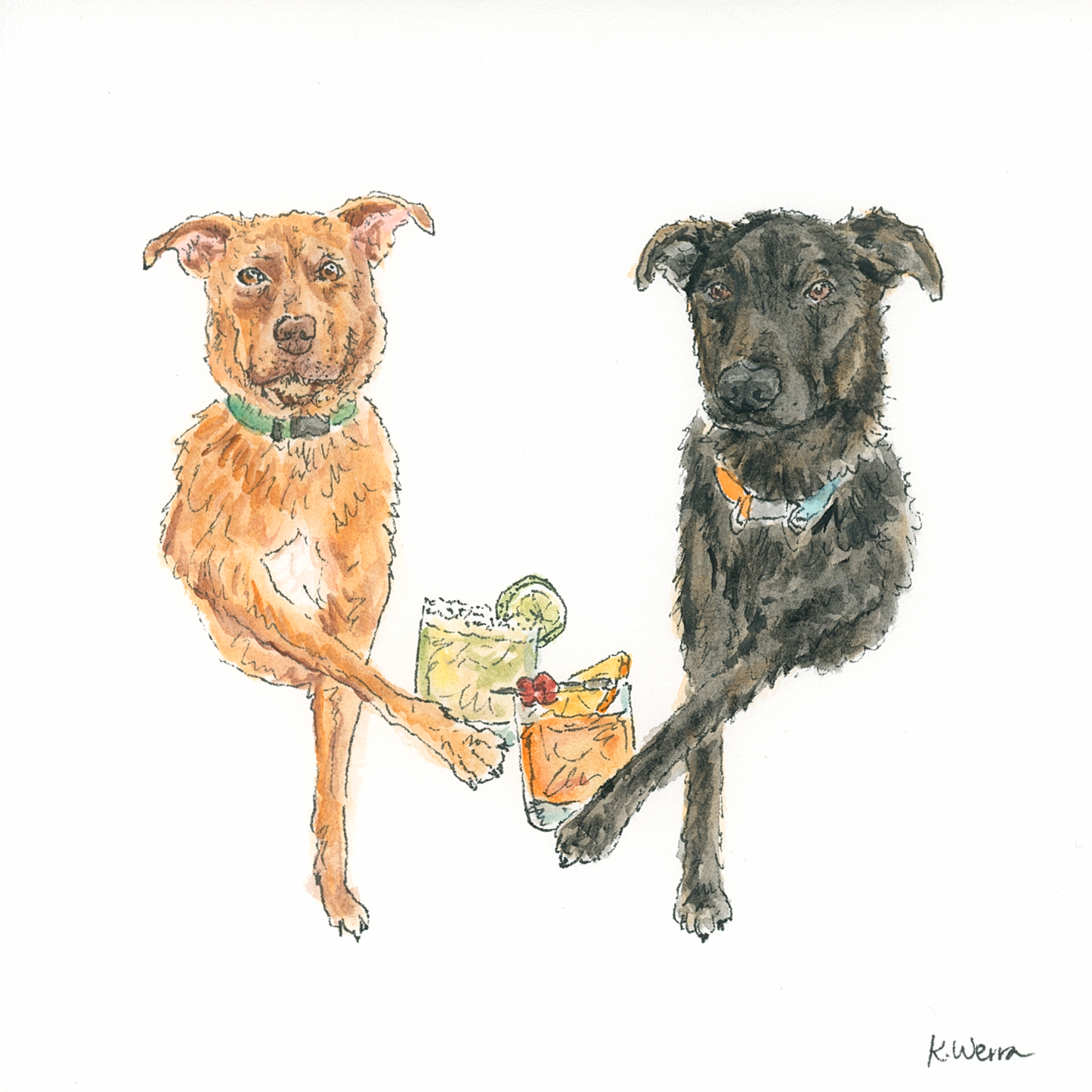 Custom Cocktail Dog