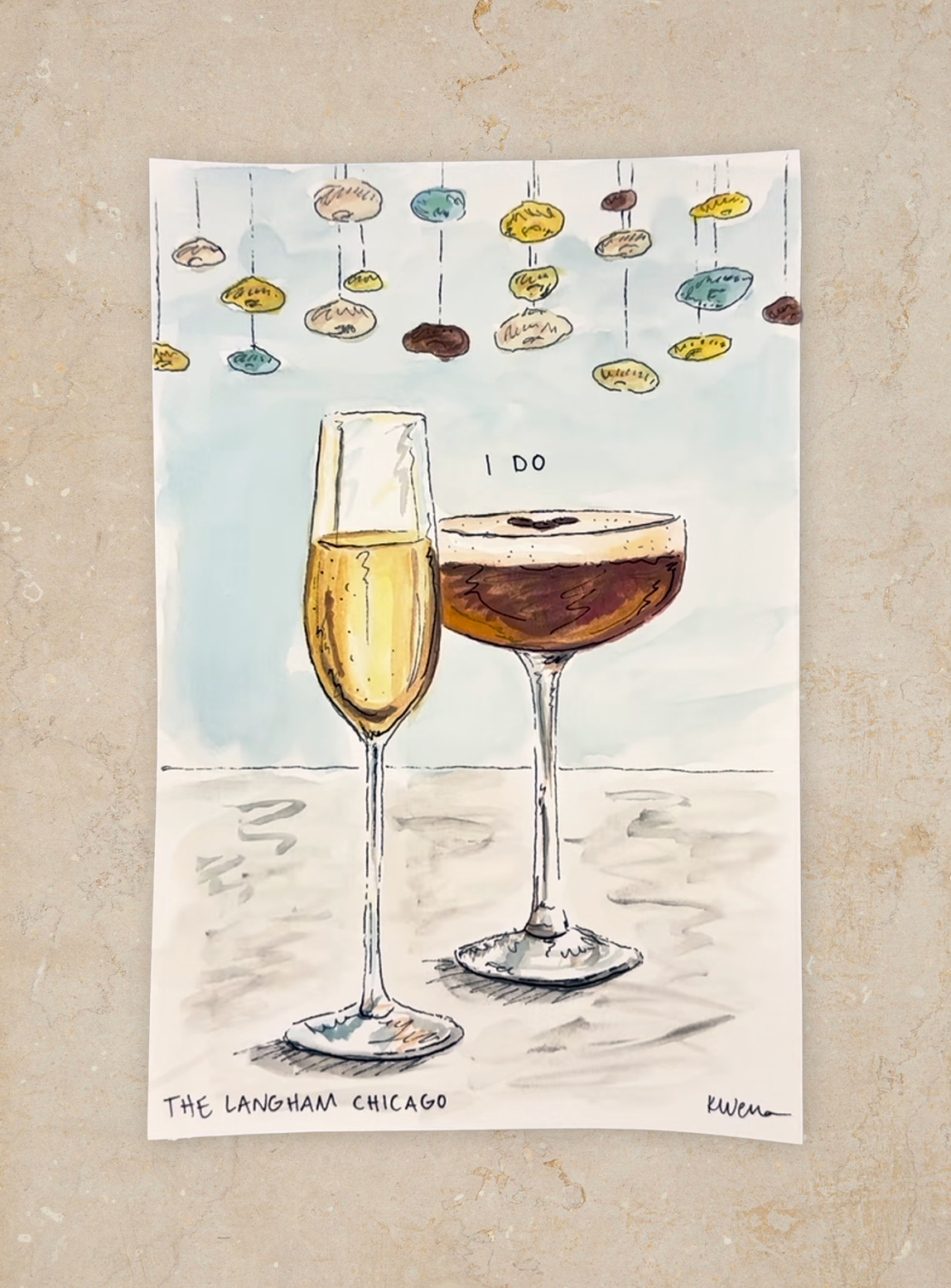 Custom Cocktail Painting