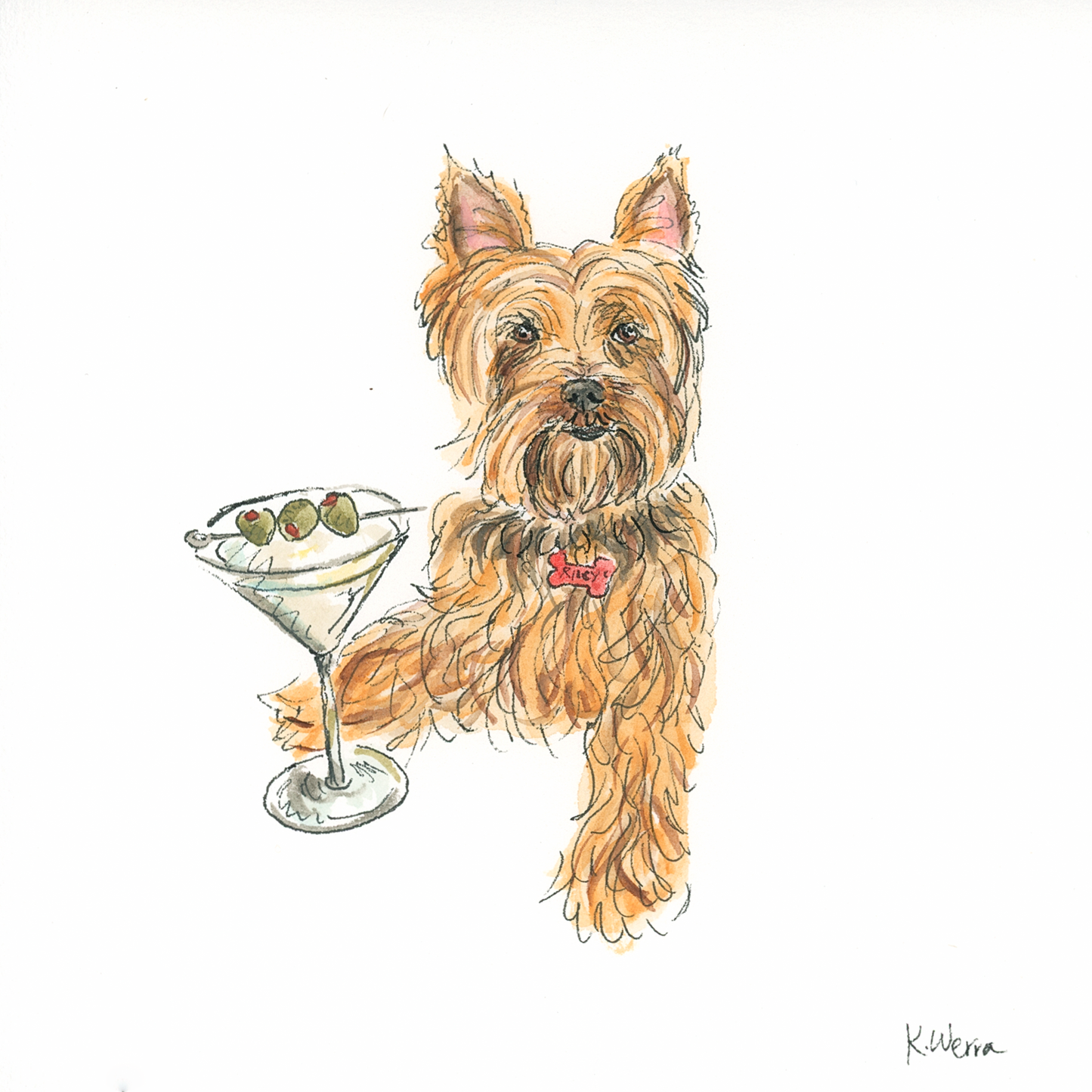 Custom Cocktail Dog