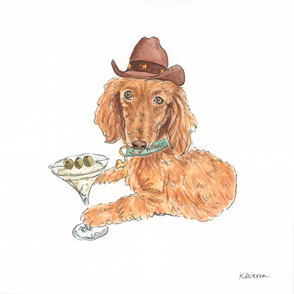 Custom Cocktail Dog